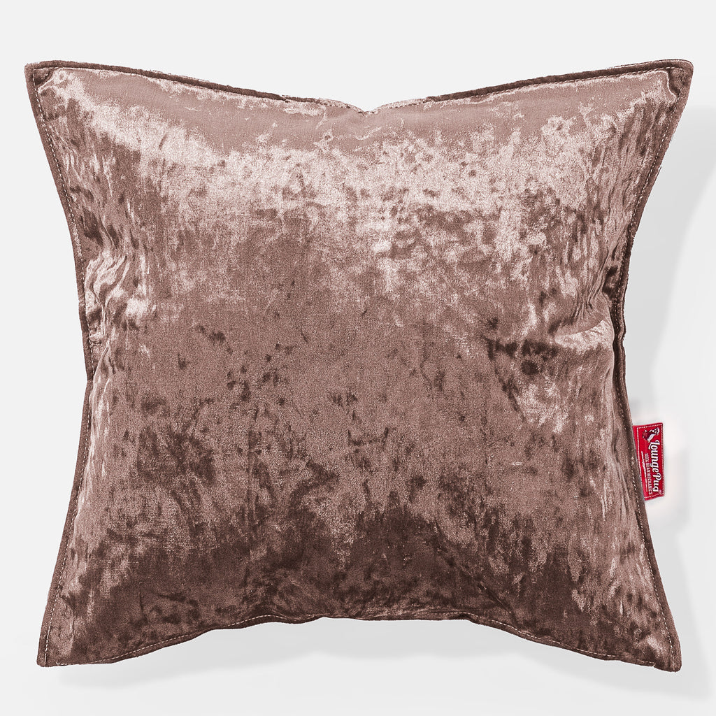 Extra Large Scatter Cushion 70 x 70cm - Vintage Velvet Truffle 01