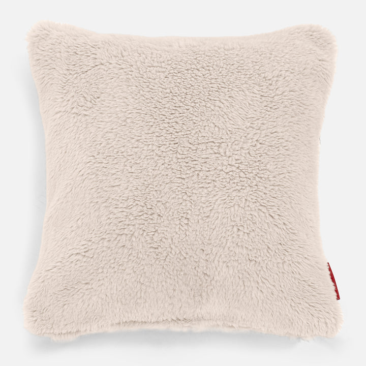 Lounge Pug Scatter Cushion 47 X 47cm Teddy Faux Fur Cream Decorative lounge-pug-scatter-cushion-47-x-47cm-teddy-faux-fur-cream-decorative