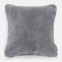 Lounge Pug Giant Support Pillow 40 X 80 cm Teddy Faux Fur Dark
