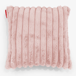 Scatter Cushion Cover 47 x 47cm - Ultra Plush Cord Dusty Pink
