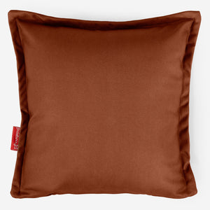 Scatter Cushion Cover 47 x 47cm - Vegan Leather Chestnut
