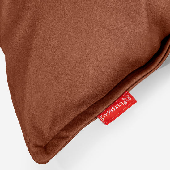 Scatter Cushion Cover 47 x 47cm - Vegan Leather Chestnut 03