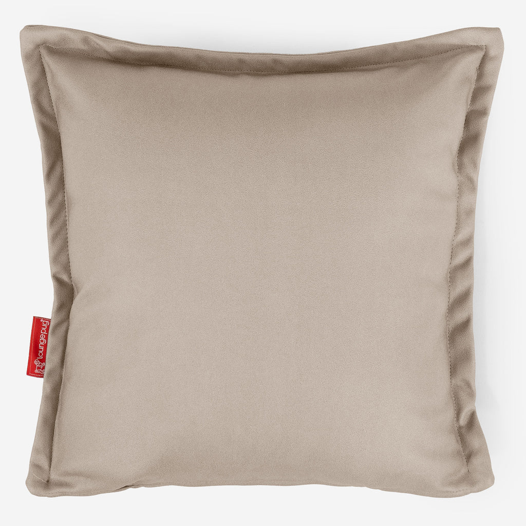 Scatter Cushion Cover 47 x 47cm - Vegan Leather Ivory 01