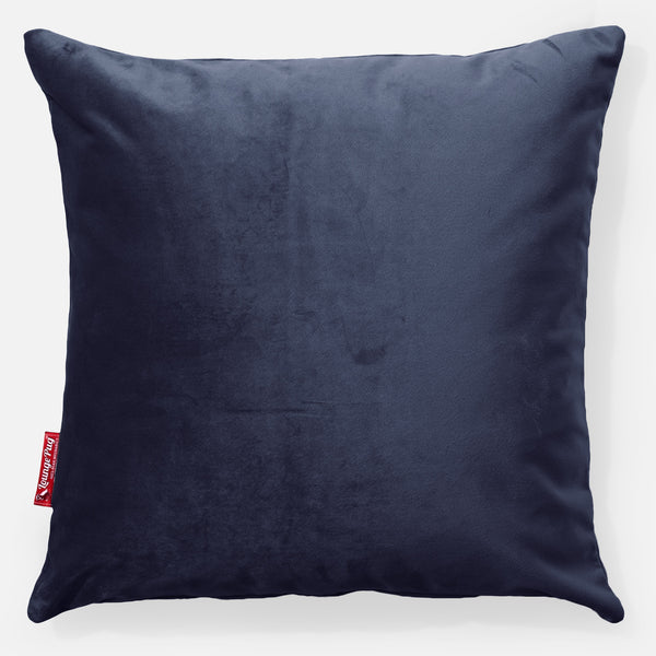 Throw Pillow 47 x 47cm - Velvet Midnight Blue