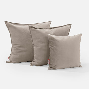Throw Pillow 47 x 47cm - Velvet Mink