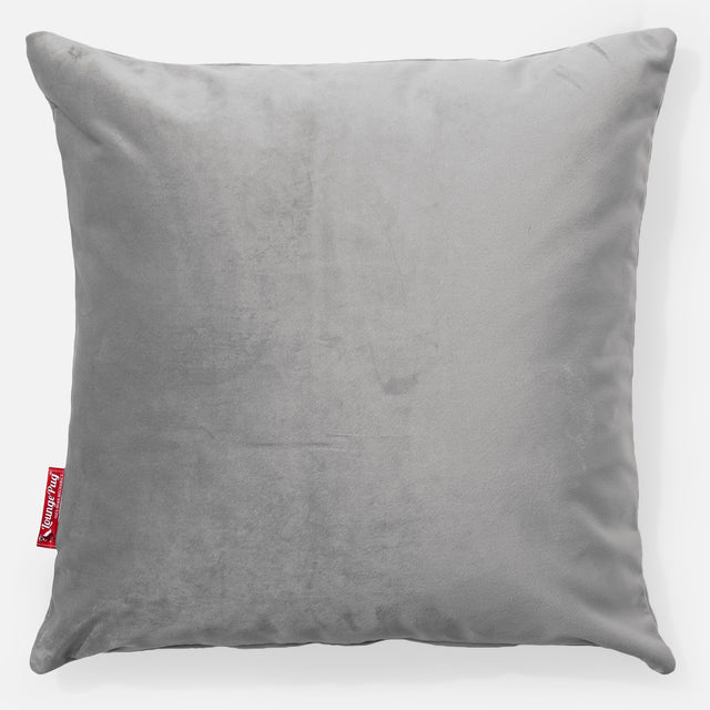 Throw Pillow 47 x 47cm - Velvet Silver