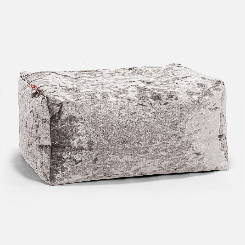 Small Footstool - Vintage Silver 01
