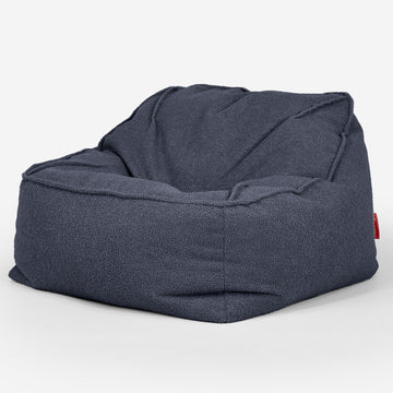 Sloucher Bean Bag Chair - Boucle Grey 03