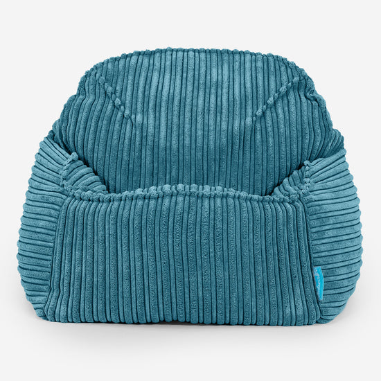 Sloucher Child's Bean Bag 2-6 yr - Cord Aegean Blue 02
