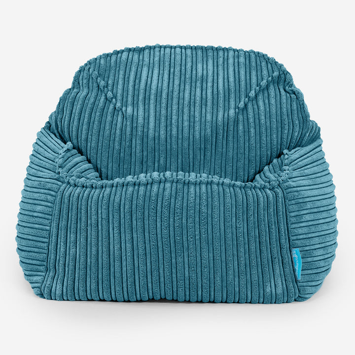 Sloucher Child's Bean Bag 2-6 yr - Cord Aegean Blue 02