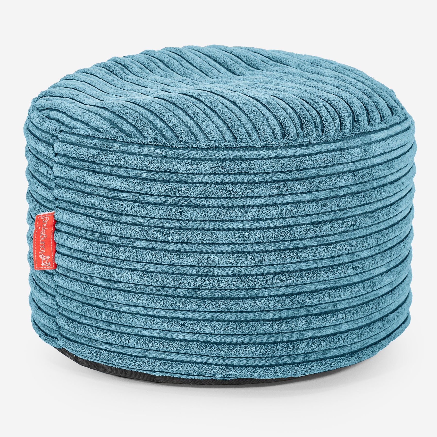 Lounge Pug Highback Gaming Bean Bag Chair Cord Aegean Blue Beanbag UK