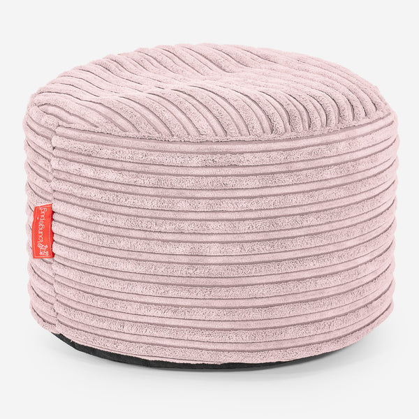 Blush round shop ottoman