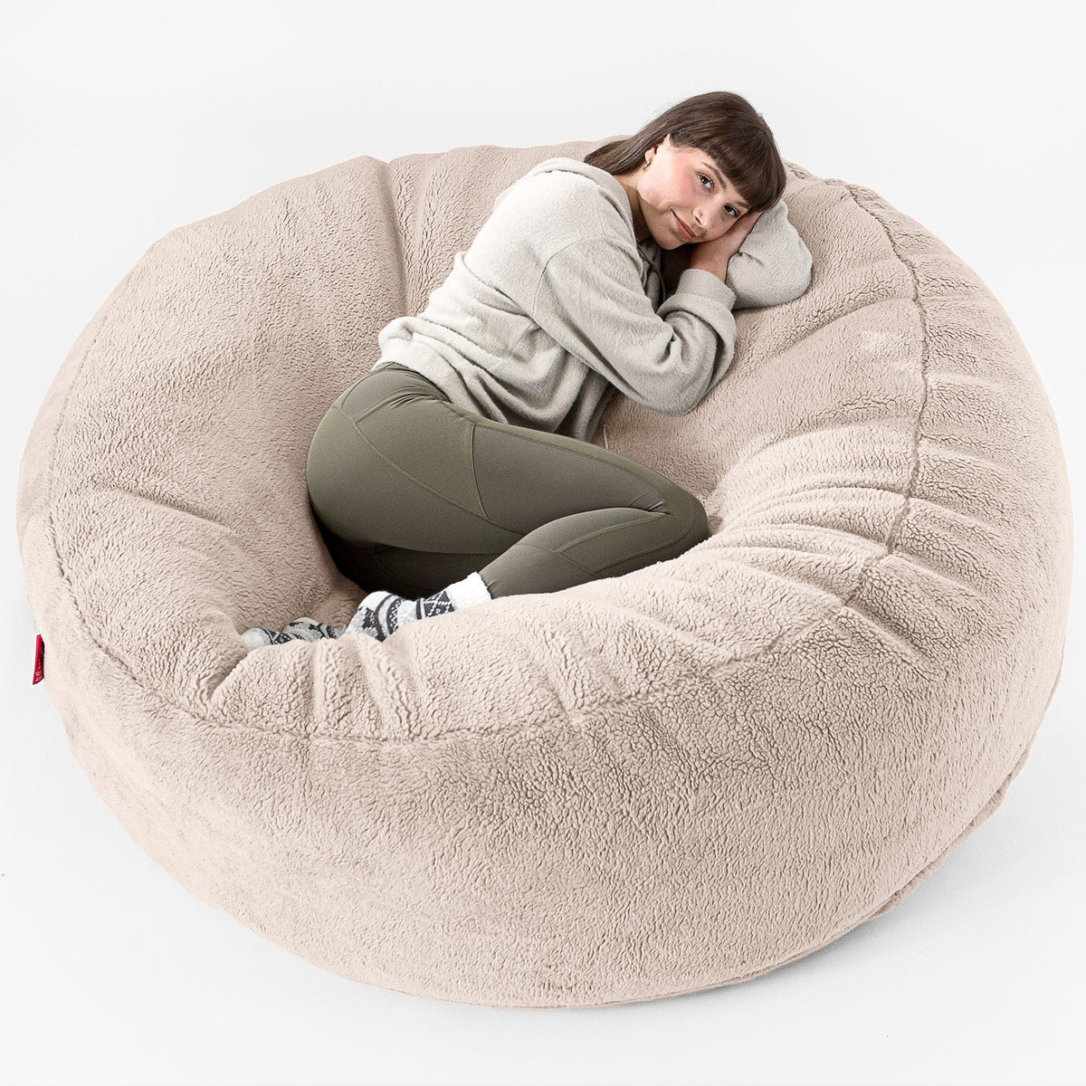 Teddy fleece bean bag clearance