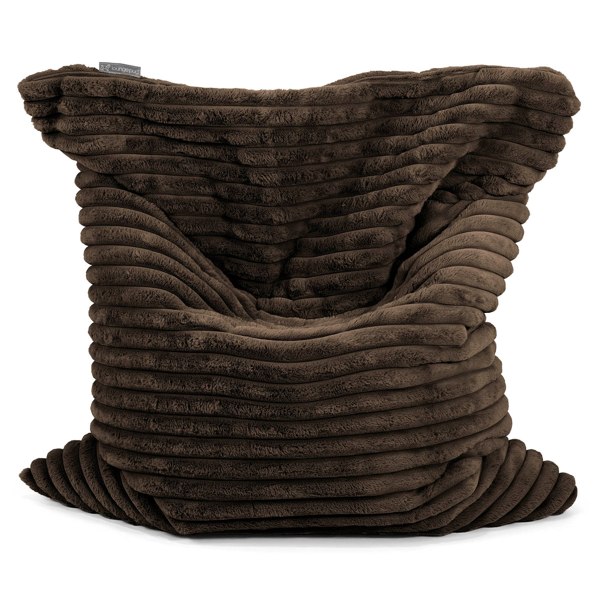 Lounge Pug Ultra Plush Cord Extra Large Bean Bag Pillow Floor Cushion ...