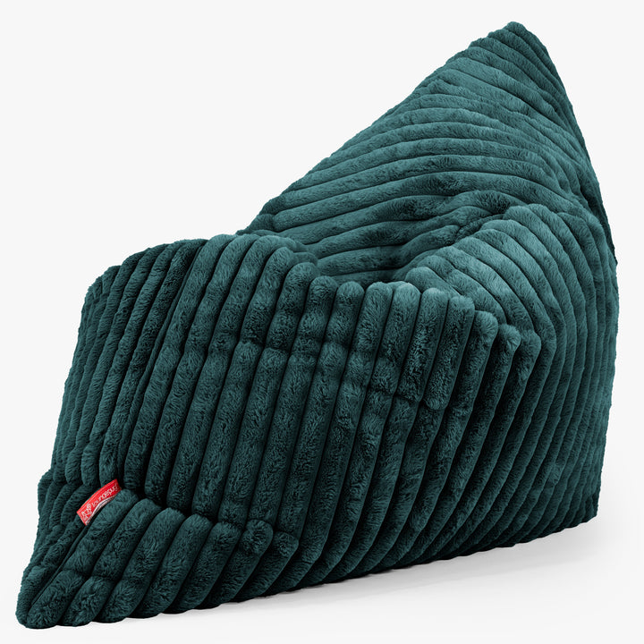 XL Pillow Beanbag - Ultra Plush Cord Teal 02