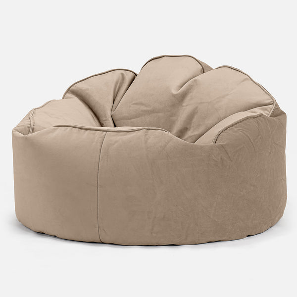 Archi Bean Bag Chair - Velvet Mink 01