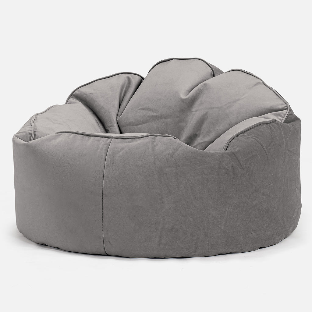 Lounge Pug Velvet Adult Bean Bag Chair UK Mini Mammoth Gaming