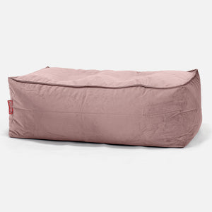 CloudSac 100 Memory Foam Footstool - Velvet Rose Pink