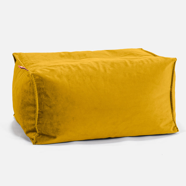 Small Footstool - Velvet Gold 01