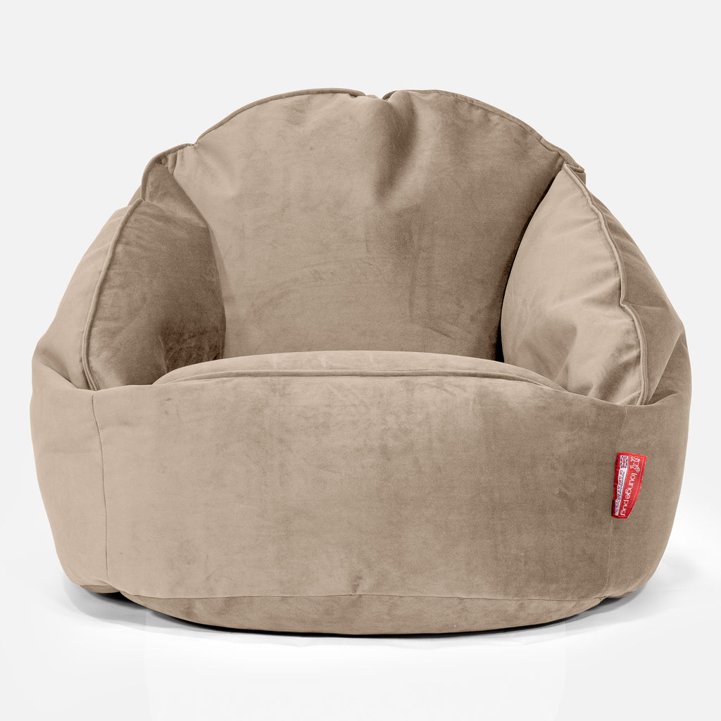 Bubble Bean Bag Chair - Velvet Mink 01