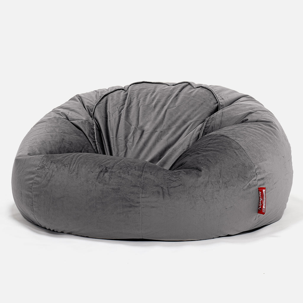 Classic Sofa Bean Bag - Velvet Graphite Grey 01