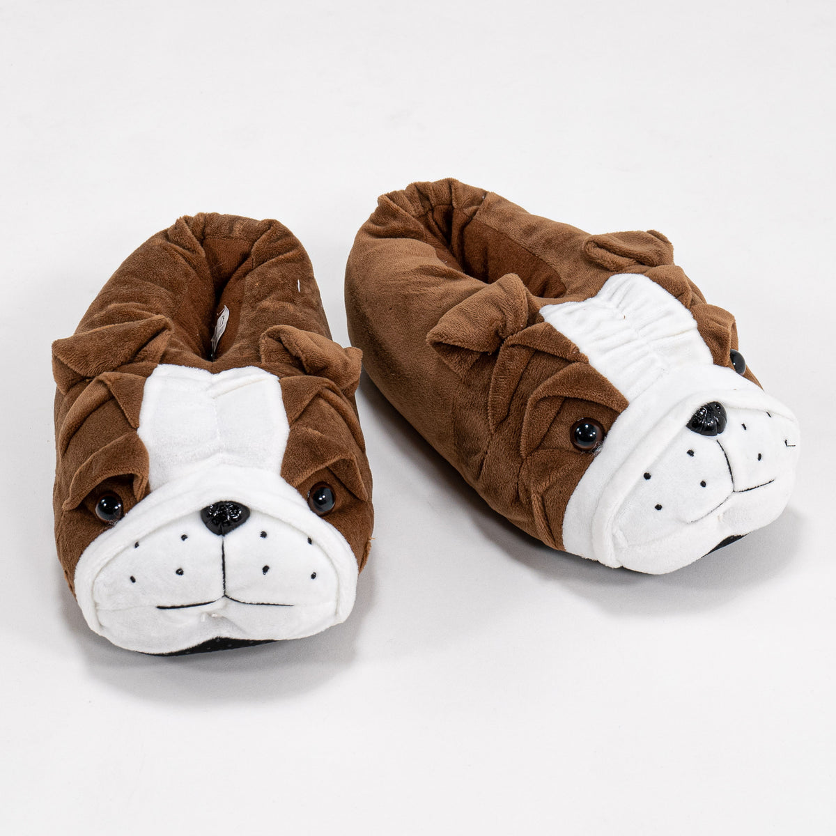 Men's Bulldog Novelty Slippers, 7-12, Brown– Bertha Original