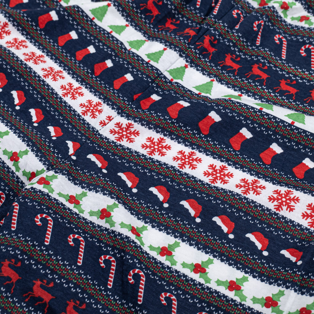 Men's Christmas Fairisle Printed Jersey Pyjamas 06
