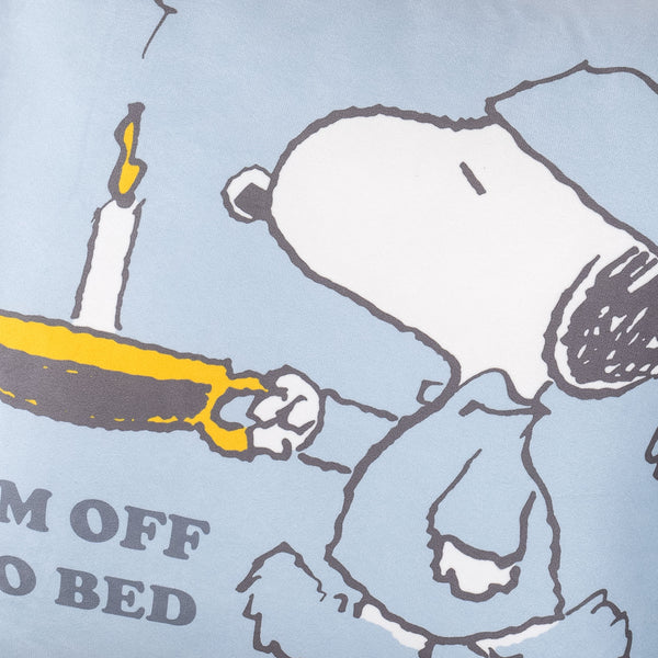 Snoopy Scatter Cushion Cover 47 x 47cm - Bedtime Fabric Close-up Image
