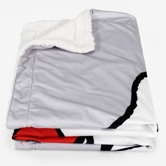 Snoopy Fleece Throw / Blanket - Heart 02