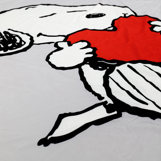 Snoopy Fleece Throw / Blanket - Heart 03