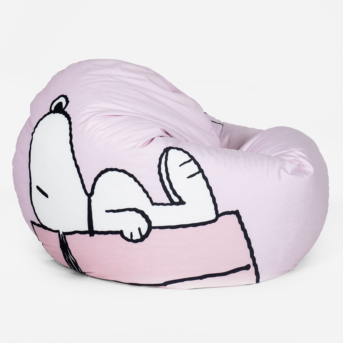 Peanuts Snoopy House Flexforma Junior Children's Bean Bag Chair Pink 2 in 1 Floor Cushion Seat