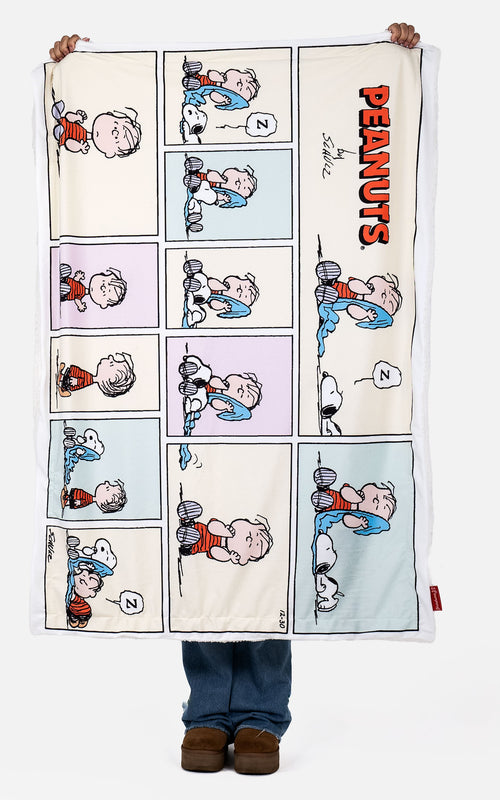 Snoopy Fleece Throw / Blanket - Comic Strip 01