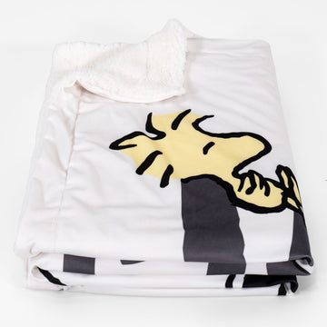 Snoopy Fleece Throw / Blanket - Lazy 02