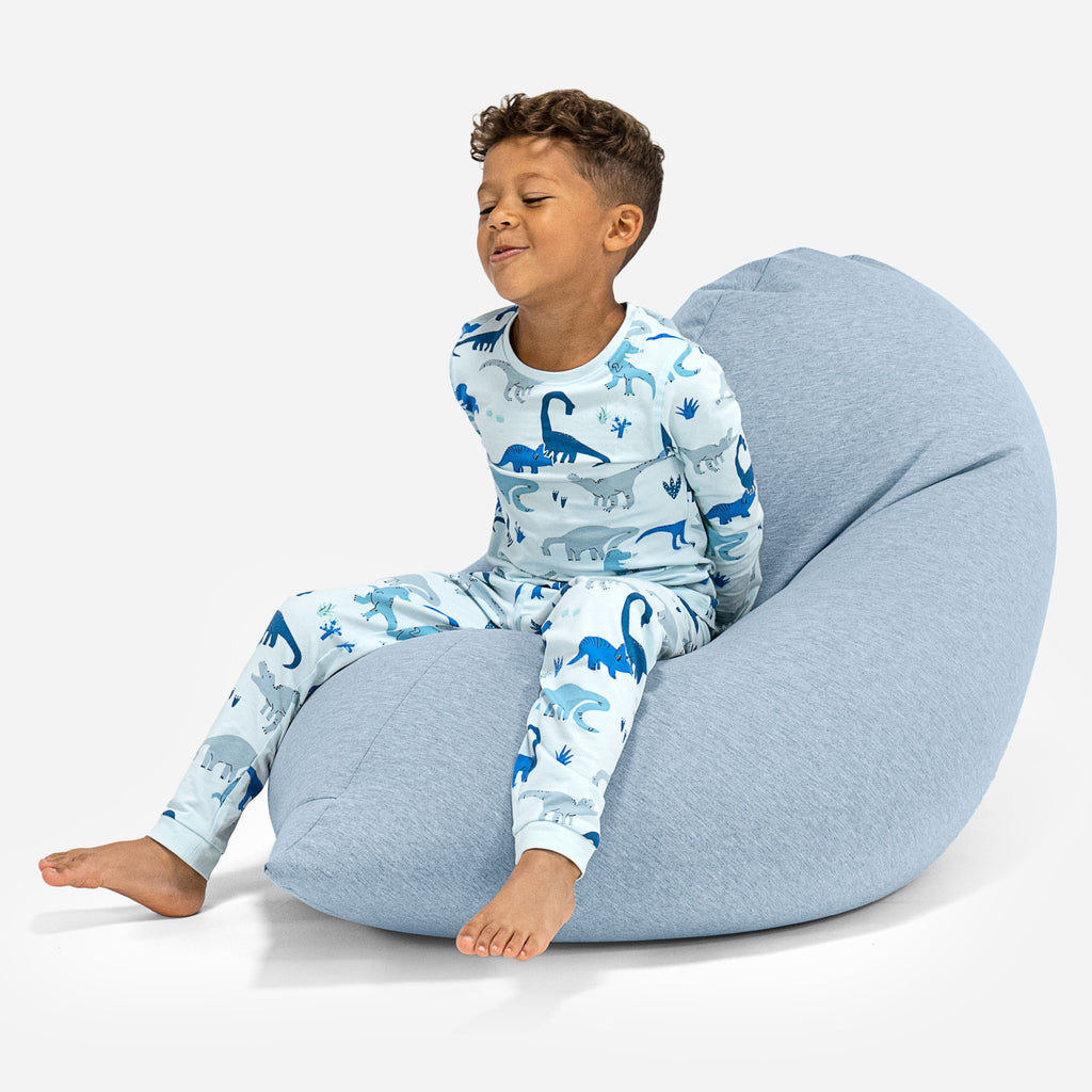 Putty Children s Tall Bean Bag for Kids 2 6 yr Stretchy Elastic Cotton Beanbag Baby Blue Big Bertha Original UK