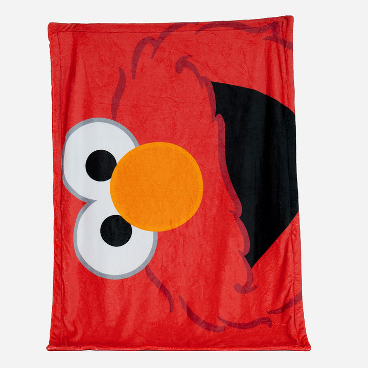 Sesame Street Elmo Character Red Fleece Throw Blanket 100 X 140 cm Big Bertha Original UK