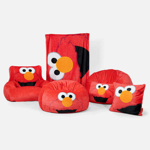 Fleece Throw / Blanket - Elmo Fabric Close-up Image