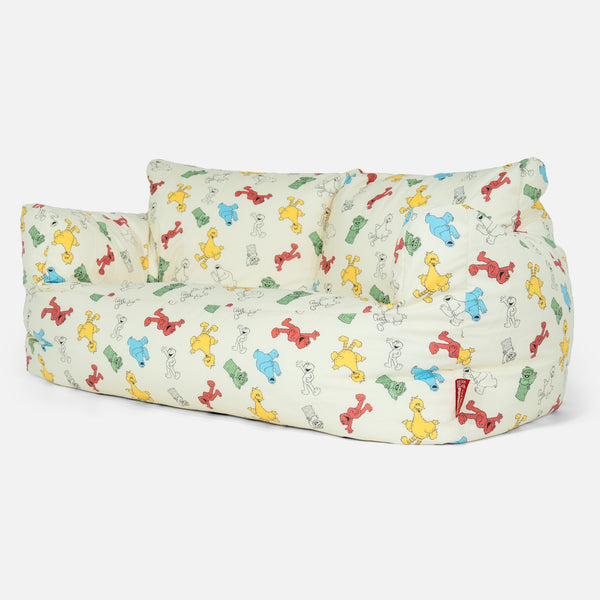 Sesame Street Printed Character Bean Bag Sofa Beanbag Couch Big