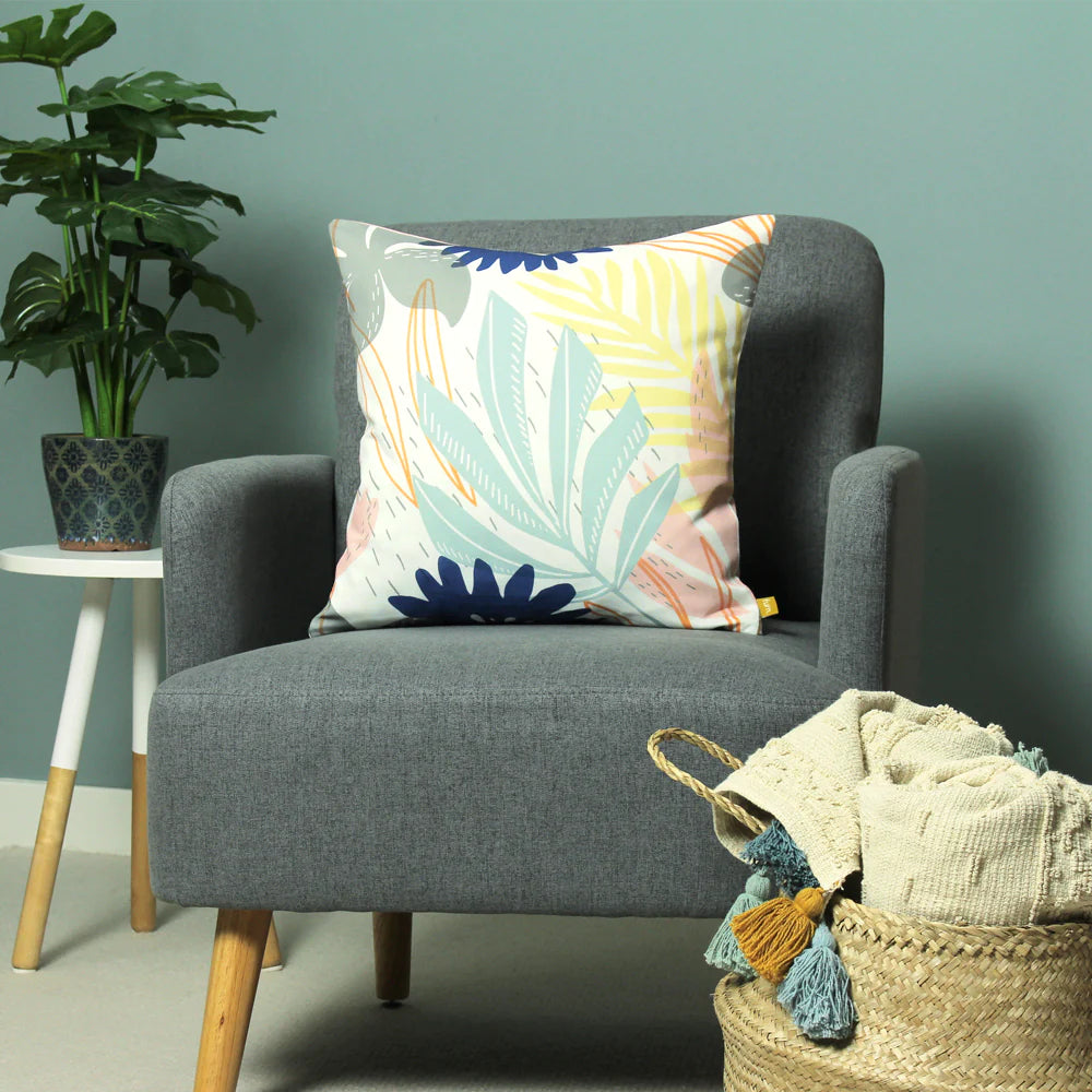 Scatter Cushion Cover 43 x 43cm - Tropical Leaf Print 04