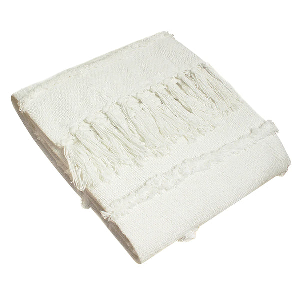 Tufted Tassel Throw / Blanket 01