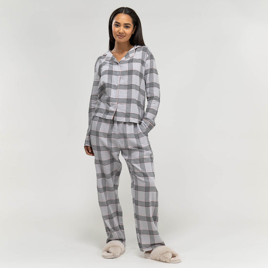 Women s Check Cotton Pyjamas
