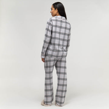 Women's Check Cotton Pyjamas 06