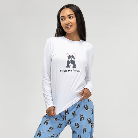 French bulldog pyjamas for sales adults