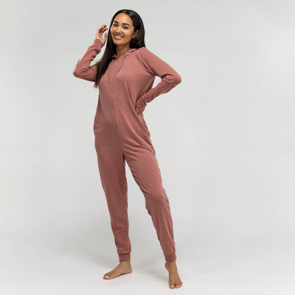 Women's Pink Jersey Onesie 01