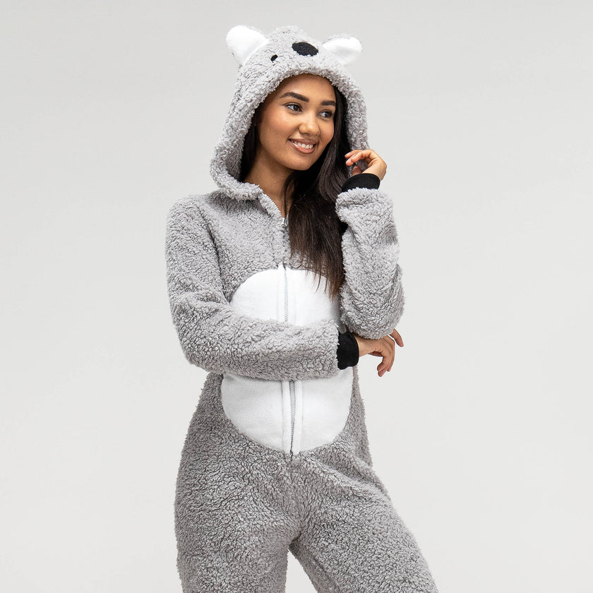 Fluffy onesie store womens