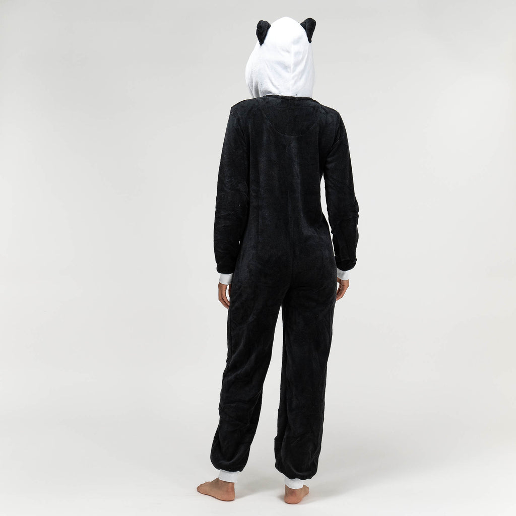 Women's Panda Animal Fleece Onesie 06