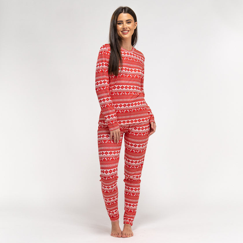 Ladies fairisle pyjamas shop