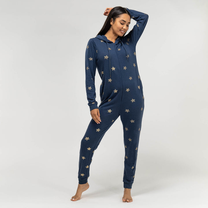 Navy onesie womens outlet